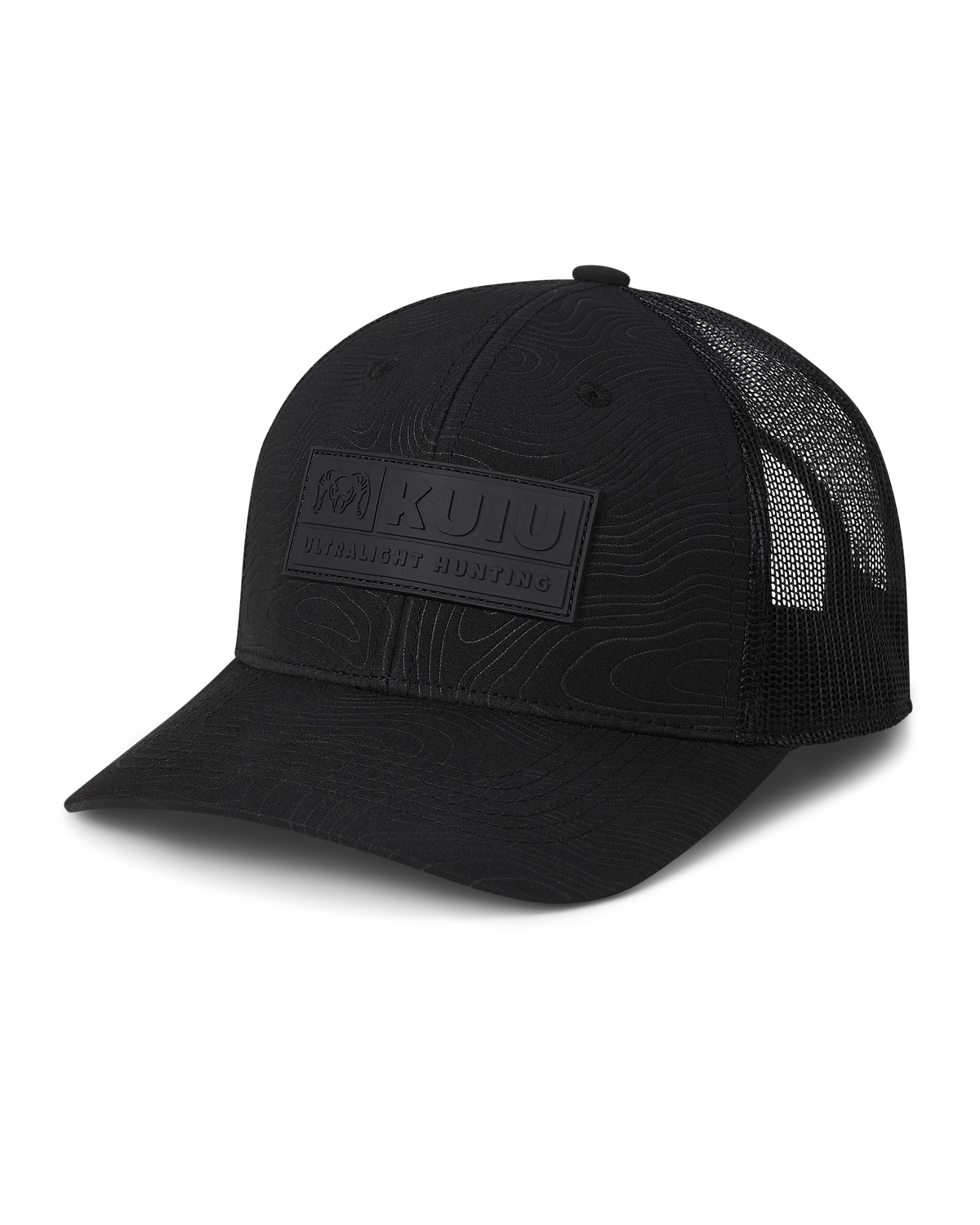 KUIU Topo Patch Hat | Black/Black