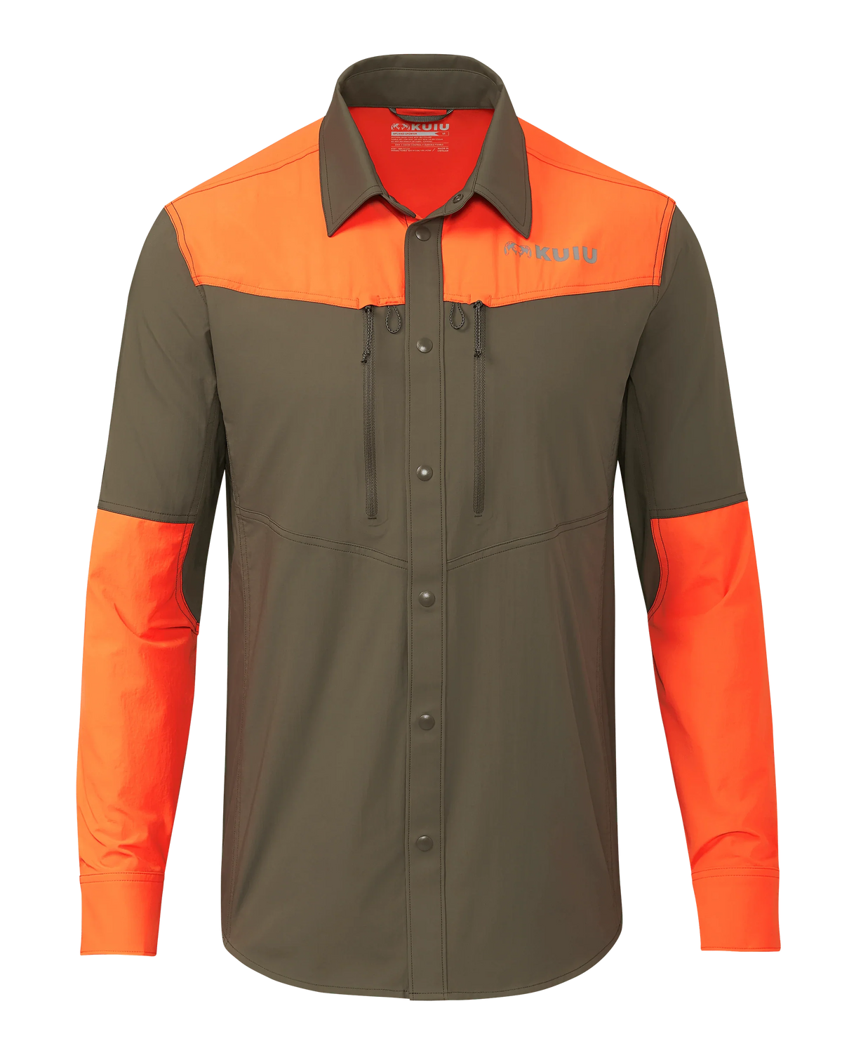 Upland Sporter Shirt | Major Brown/Blaze Orange