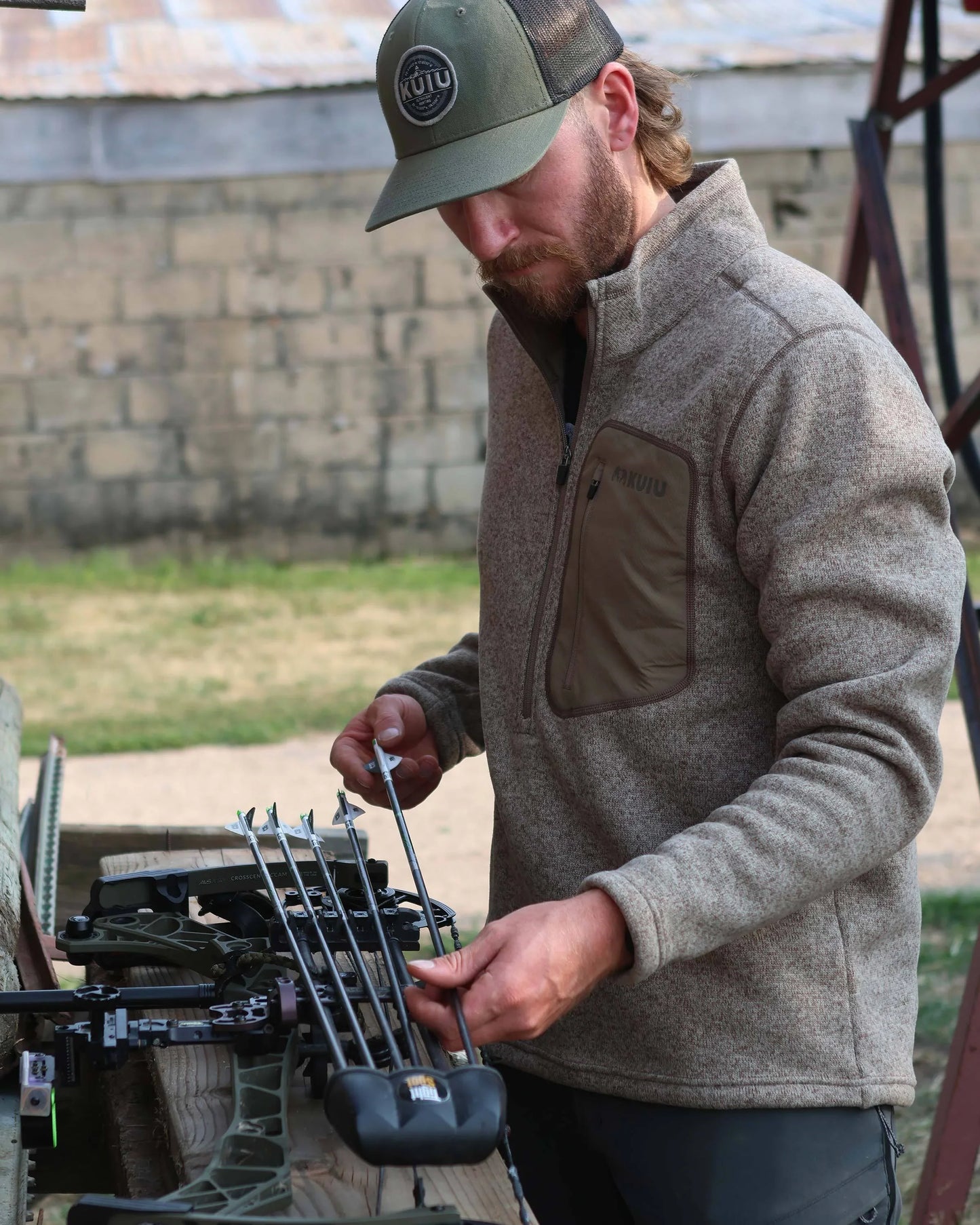 Base Camp Pullover Sweater | Olive Heather