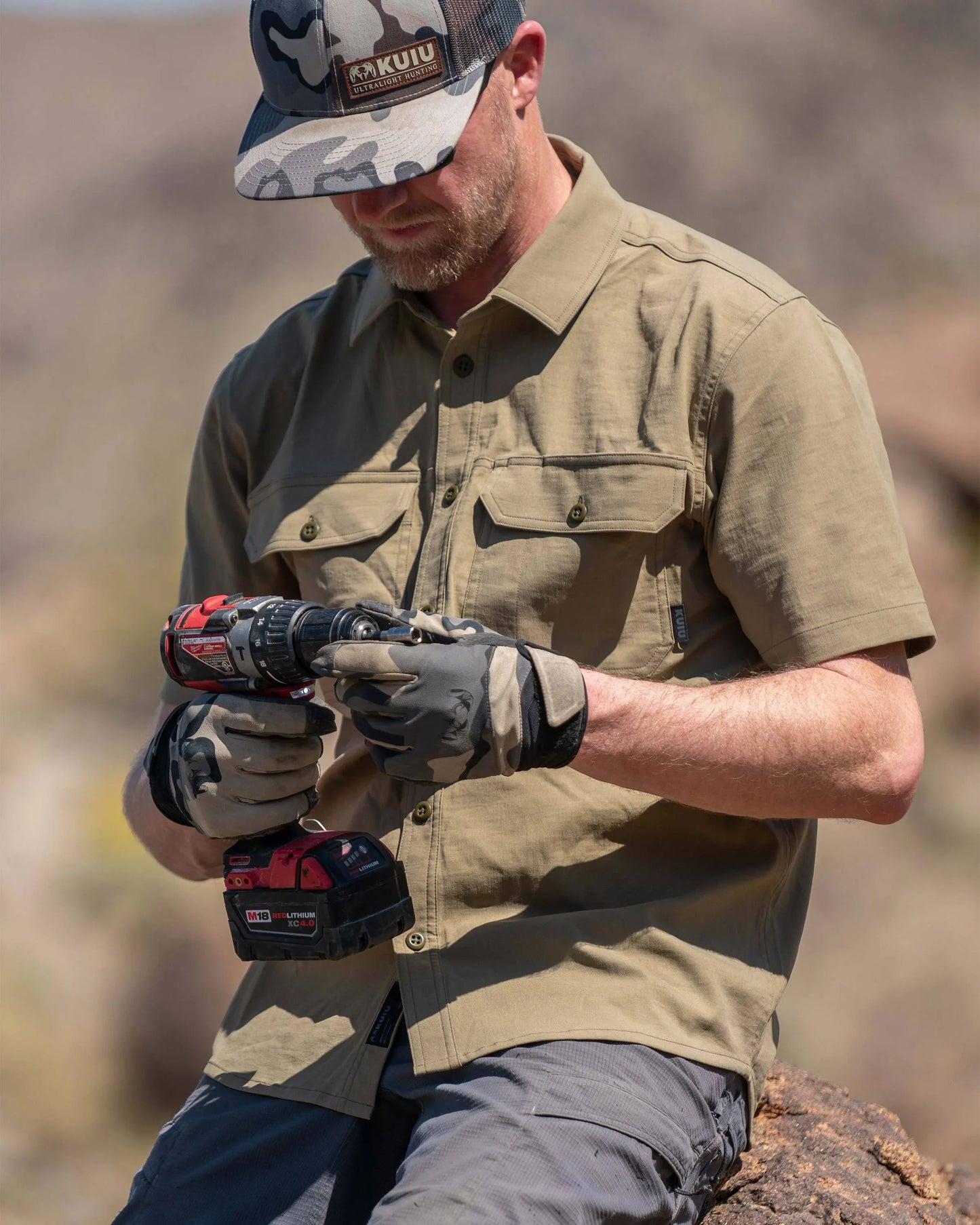 Motive SS Workgrade Shirt | Stone