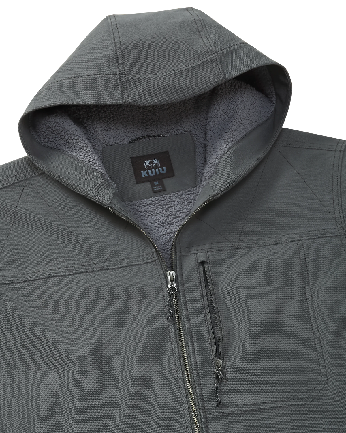 Brawley Hooded Fleece Jacket | Gunmetal