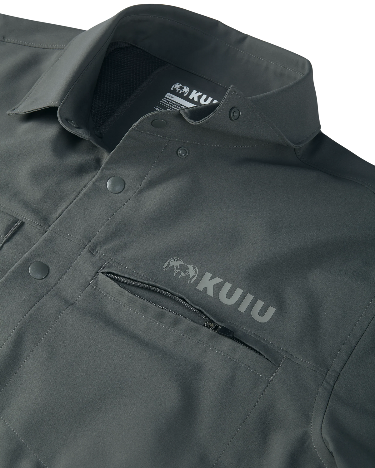 Mesa Vented SS Snap Shirt | Stone