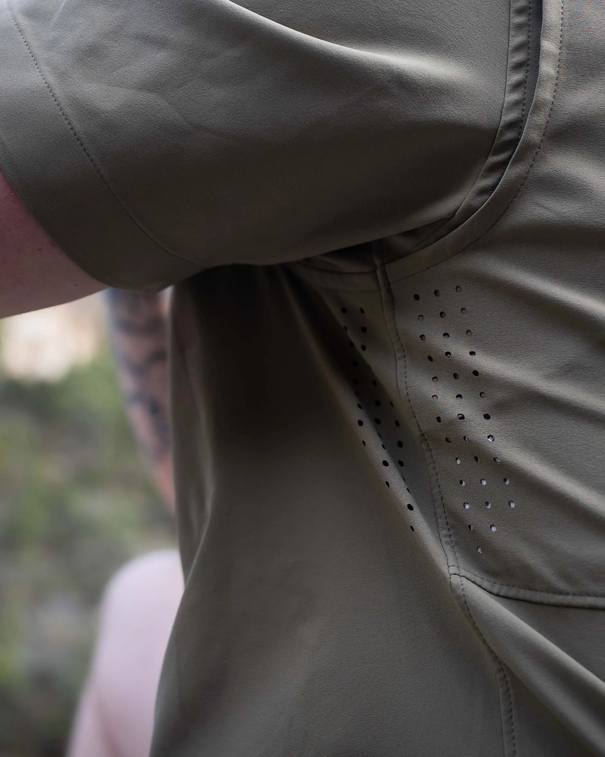 Mesa Vented SS Snap Shirt | Khaki