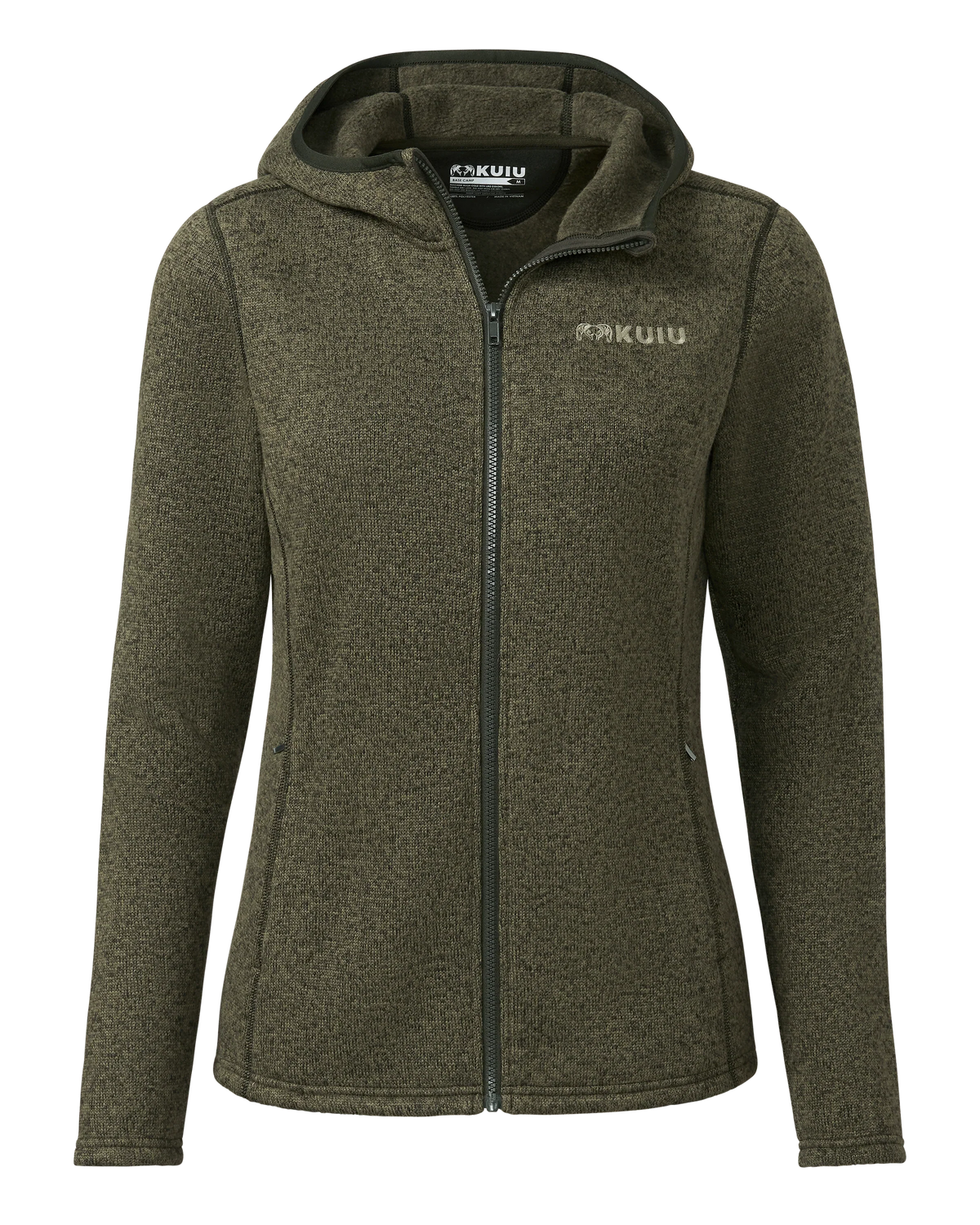 Women's Base Camp Hooded Sweater | Olive Heather