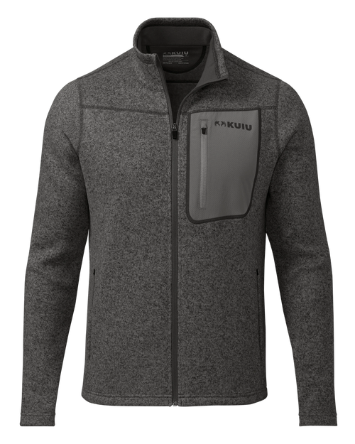 Base Camp Full Zip Sweater | Charcoal Heather