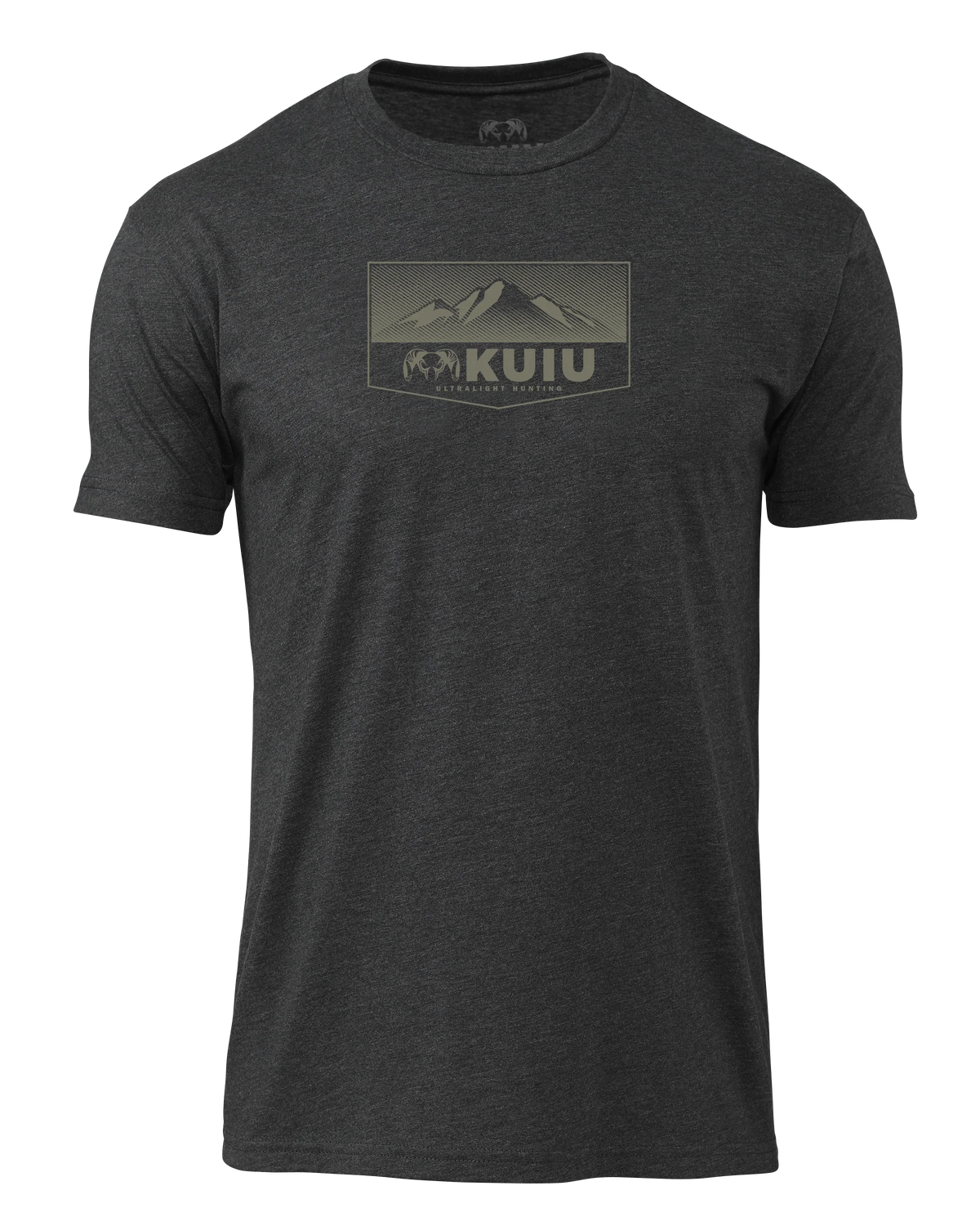 KUIU Ultralight Mountain Logo T-Shirt | Charcoal