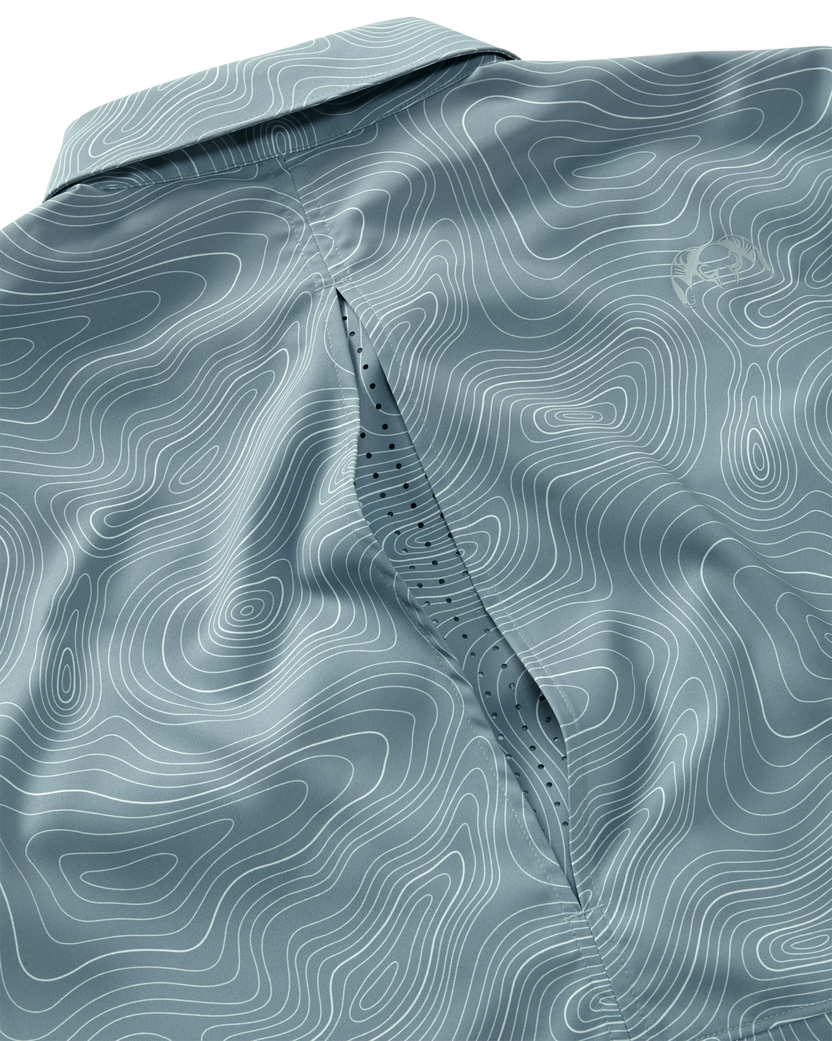 Mesa Vented SS Snap Shirt Topo | Glacier Topo Print
