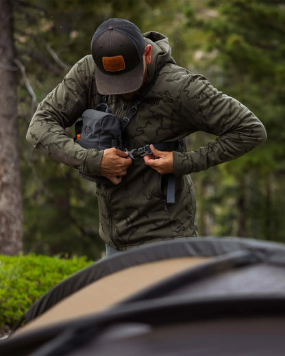 Ridgepoint Fleece Hoodie | Coyote Brown Tonal