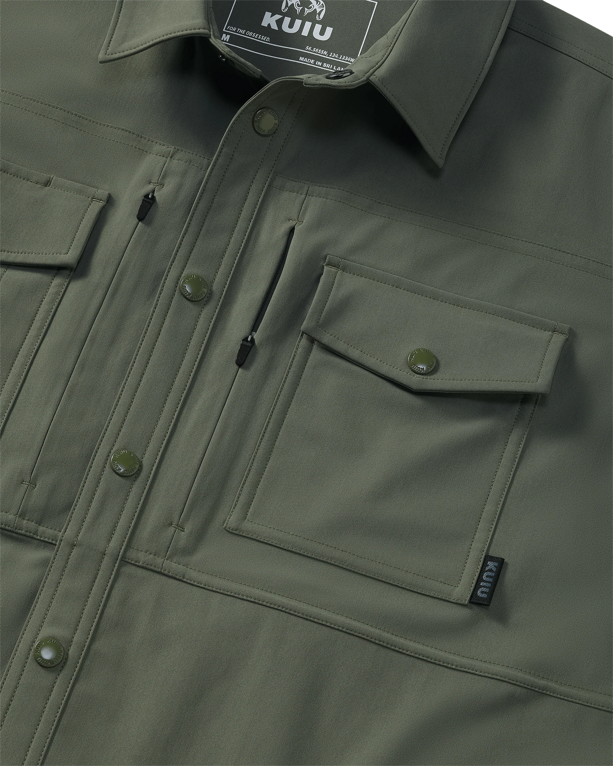 Tour Shirt Jacket | Dark Sage