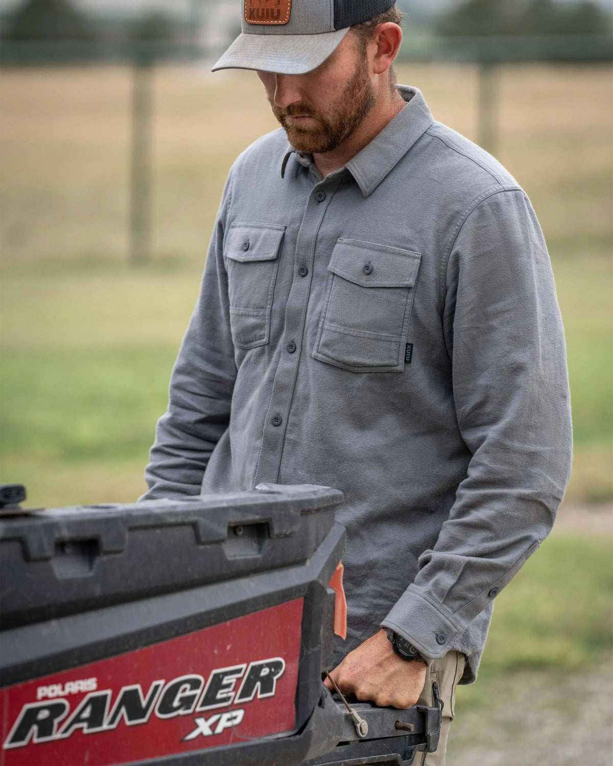 Field Flannel Shirt | Redwood