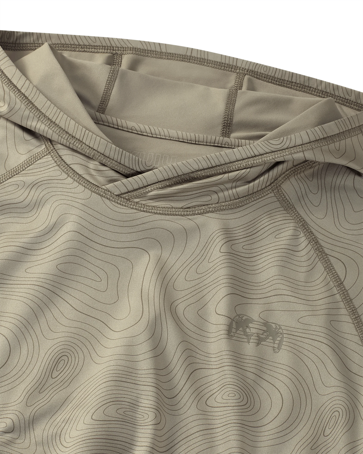 Gila LS Hoodie Topo | Bone Topo Print