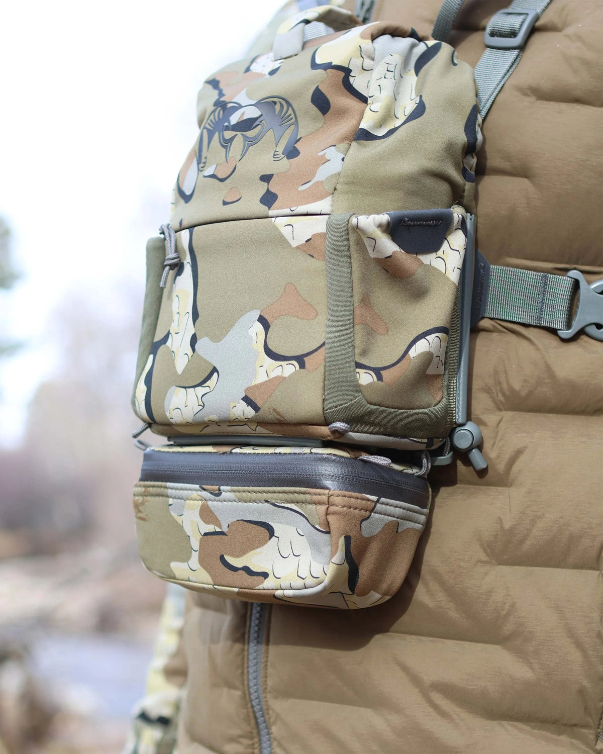PRO G3 Bino Harness Accessory Pocket | Evergreen